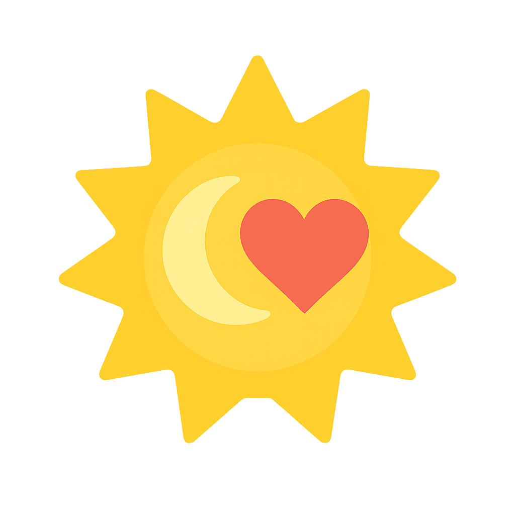 -Mond-Herz Surename des Beitrags